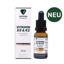 Vitamin D3 & K2 - HOCHDOSIERT & WASSERLÖSLICH!